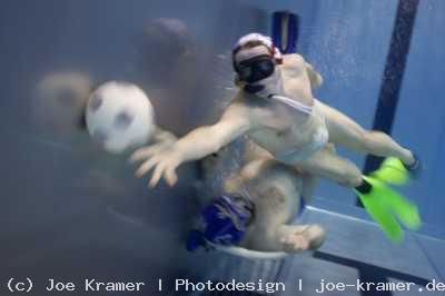 Unterwasserrugby Training