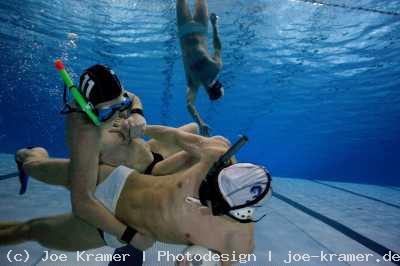 Unterwasserrugby Training