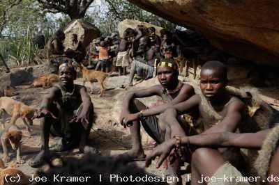 Hadzabe Bushmen at Lake Eyasi