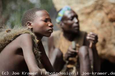 Hadzabe Bushmen at Lake Eyasi