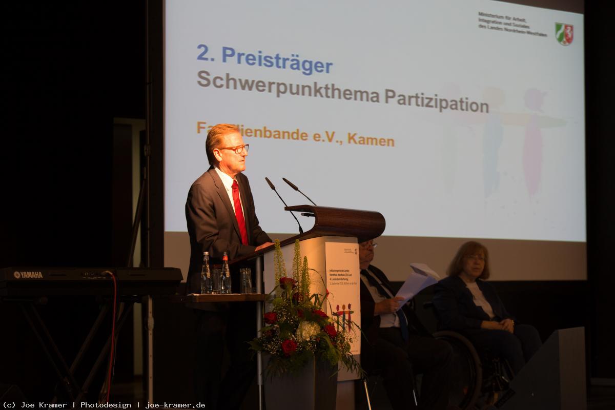 Verleihung Erster Inklusionspreis NRW