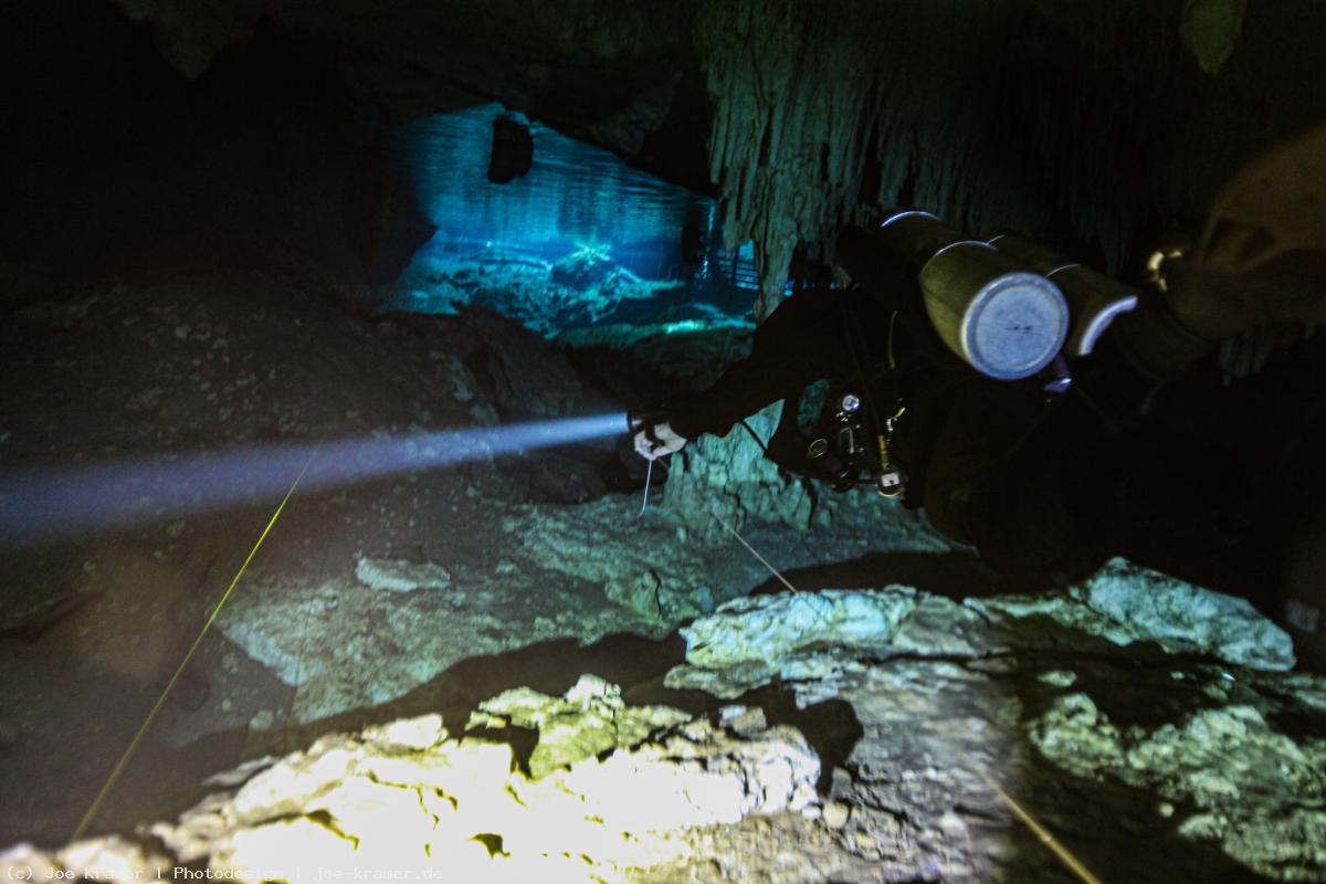 Cave Diving Cenoten Quintana Roo Mexico