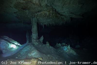 Cave Diving Cenoten Quintana Roo Mexico